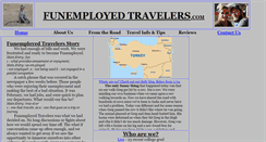 Desktop Screenshot of funemployedtravelers.com